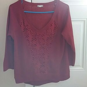 Red sz M sweater